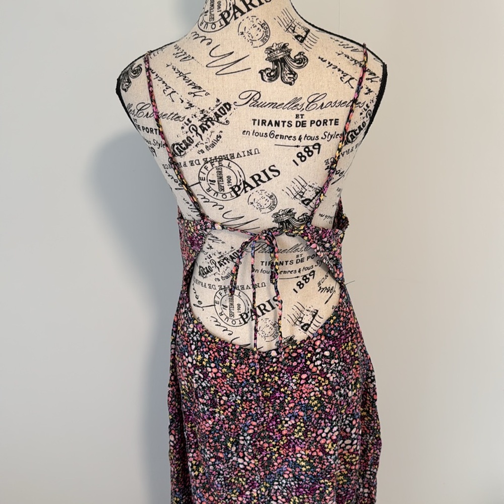 Maxi Floral Backless Dress - Picture 4 of 4